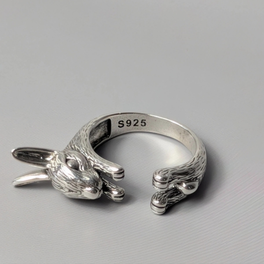 Rabbit Design Ring 925